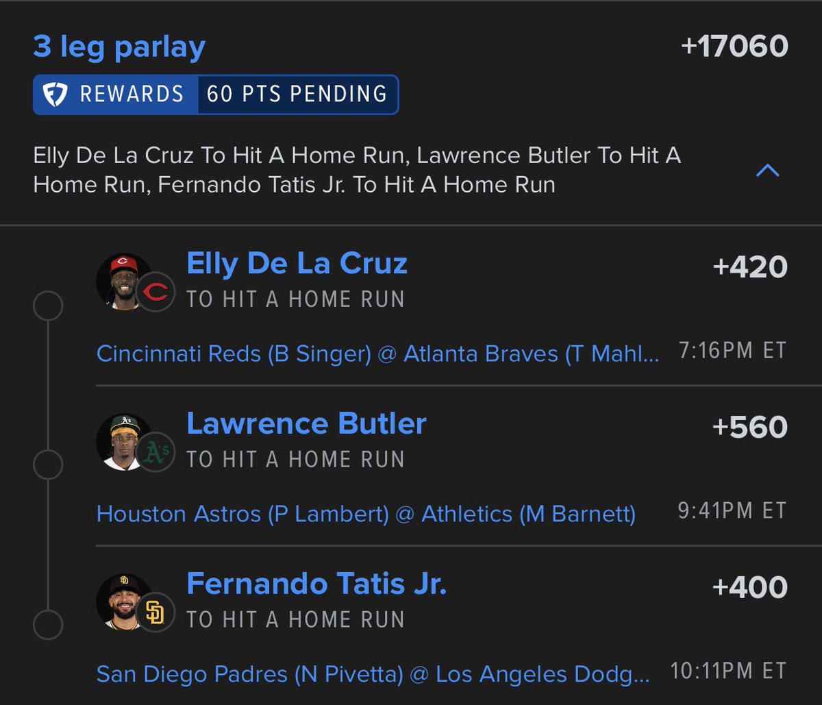 rudebets's tweet photo. 💎MLB HOME RUNS💎

😈Twitch Community Lay (Thursday edition)

🔗 to tail in the replies ⬇️ https://t.co/DpEWwshtz6