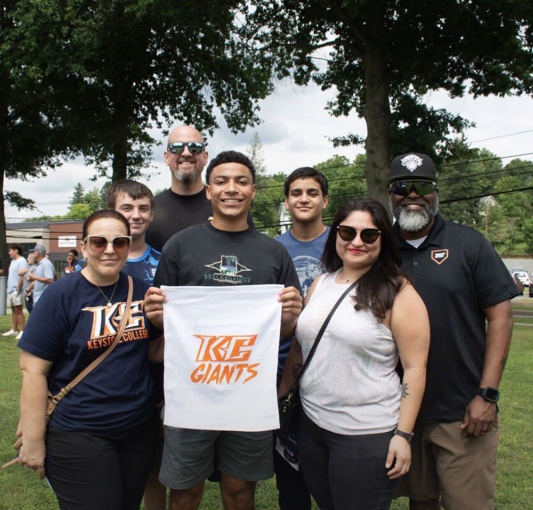 KeystoneCollege's tweet photo. Our Fall 2026 Census is complete, and we are #excited and extremely #grateful by the 46% increase in new student enrollment at Keystone College over last year!!! 

Open House is Saturday, October 10th, at 8:30 AM. You’re not going to want to miss it! https://t.co/56dgGkuin9 https://t.co/Bf6hJDdaQx