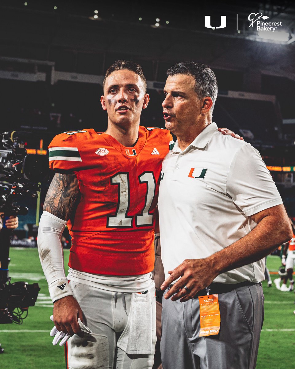 CanesFootball's tweet photo. Our leader every step of the way.

Happy birthday, @coach_cristobal 🙌 https://t.co/IVJDOAFi8j