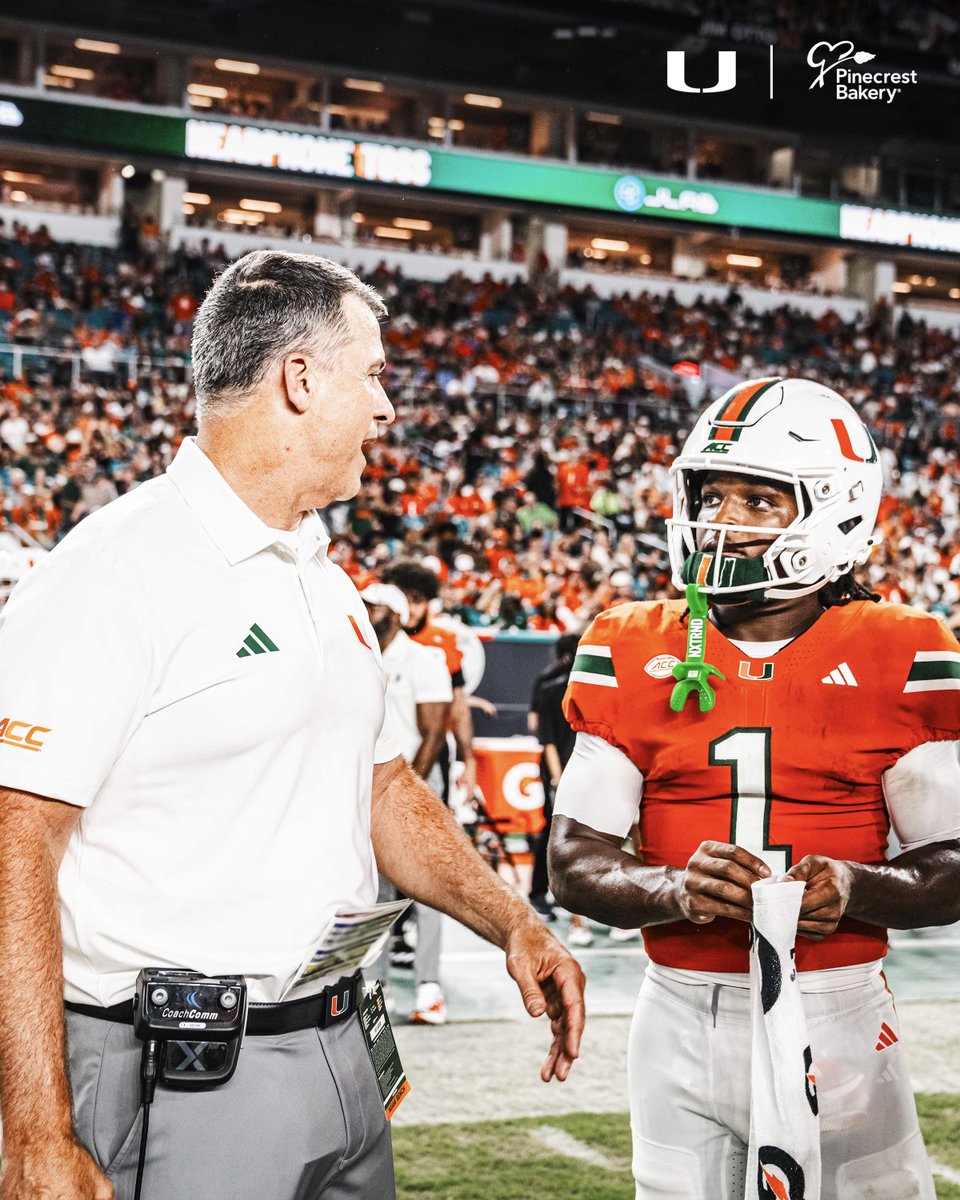 CanesFootball's tweet photo. Our leader every step of the way.

Happy birthday, @coach_cristobal 🙌 https://t.co/IVJDOAFi8j