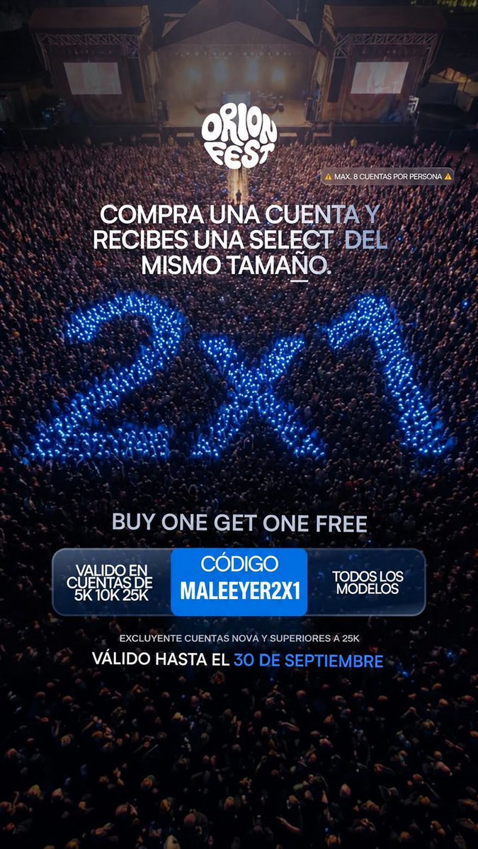 Dr_musacsk's tweet photo. BUY 1, GET 1 FREE! 

@Orionfundedcom
Orion’s 2-for-1 promo is LIVE! 🔥

Buy any $5K, $10K or $25K account and get a FREE Orion Select 3-Step account of the same size

Use code: musacsk at checkout
https://t.co/KGvUc5vlDW

Valid until September 30th
The free account is only activated when you use the 2X1 code musacsk Don’t miss this one🔥