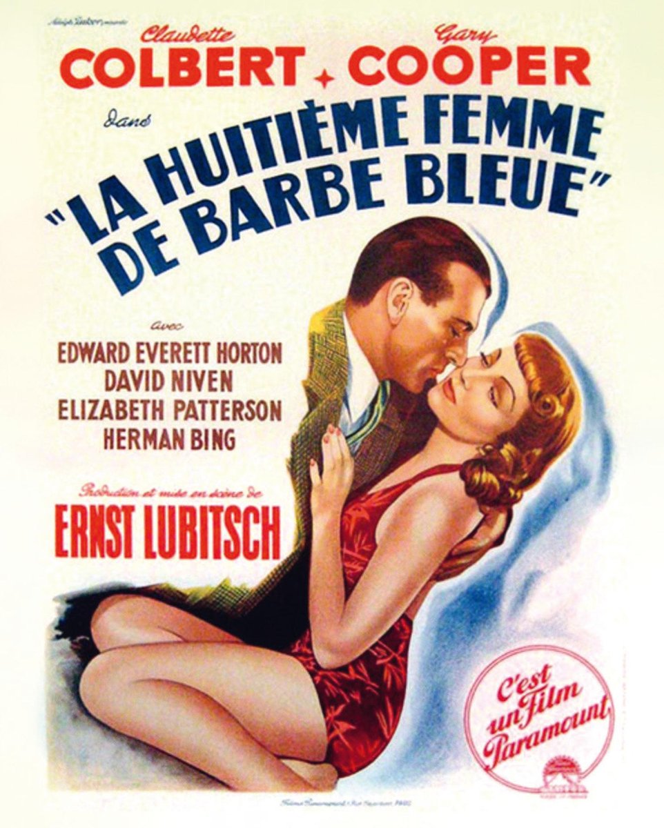 loucinefil's tweet photo. Lire la critique de LA HUITIEME FEMME DE BARBE BLEUE (1938) sur le site https://t.co/RK4hdxvFPq
#ernstlubitsch #garycooper #claudettecolbert #comédie #pyjama #mariage #Nice #luxe #sexes #guerre #disputes #billywilder #sophistiquée #fessée #humour #élégance https://t.co/9MDkyQTtKV