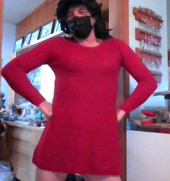 m4goodtimes's tweet photo. Kandy flashback, more Summer of '21 xx oo #reddress #mask #legs #flirty #kisses #CD #crossdress #older #mature https://t.co/IrebwlzeKL