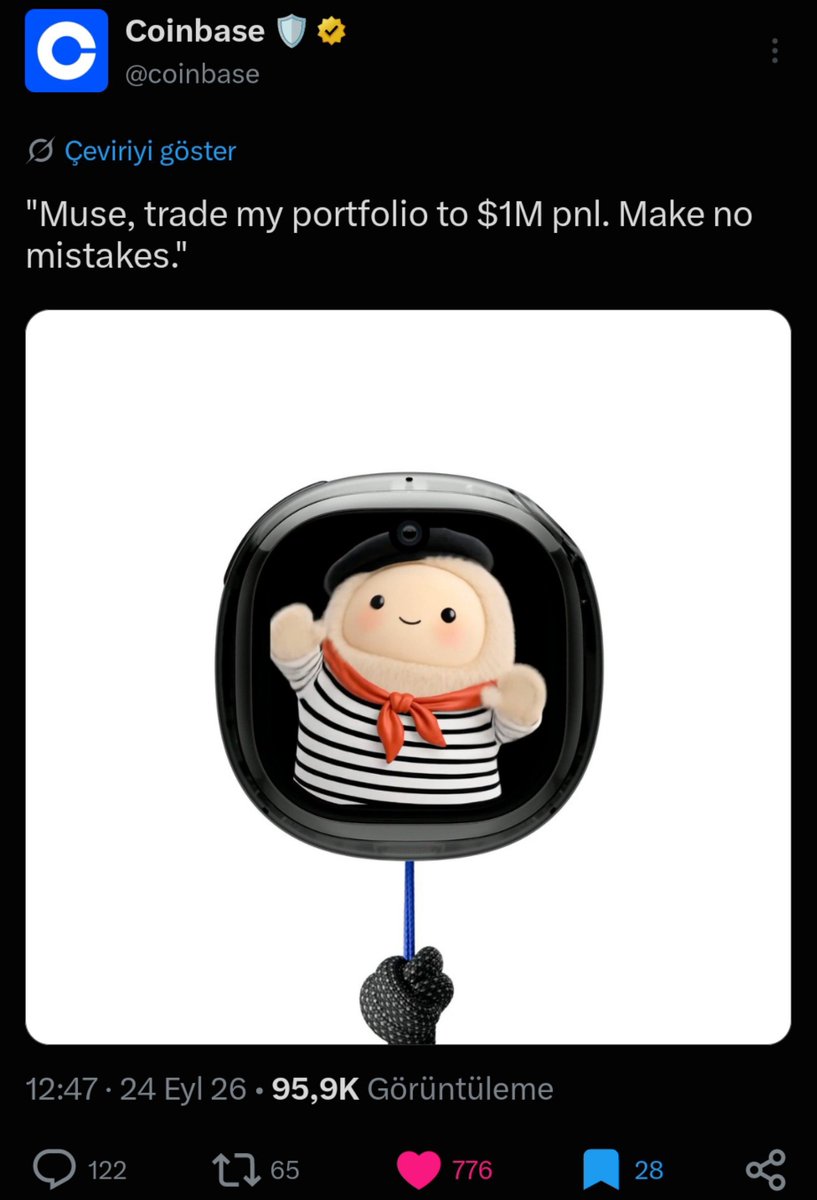 0xkopil's tweet photo. Alpha 😱

Someone launched a meme coin called " $MUSE " 15 days ago and subsequently sold off all their tokens. Today's news features posts from the founders of @coinbase and Meta; the developers might be in shock right now, but to be honest, this coin is taking off. By the way, did the person behind Muse know something huge like that Meta connection right from the start? That seems impossible. Take a look at the evidence.

Ca $MUSE 
0xb2000000000000000000008fc7debd14e0029a01

https://t.co/MRfYx6xAbi
