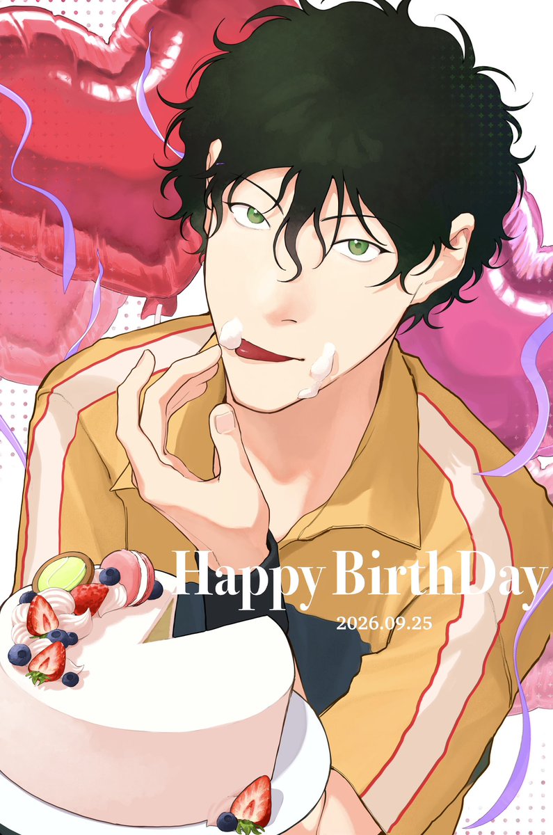 sakurai_1648's tweet photo. 誕生日おめでとう！🎊🎂
コートで輝くあなたがこれからもずっと大好きです！🎾✨

#切原赤也誕生祭2026
#切原赤也生誕祭2026 https://t.co/qx6GLcP3gV