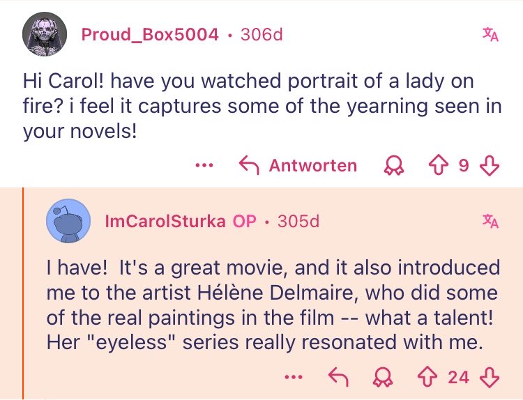 yurinonabus's tweet photo. uhm the parallels to the hivemind? HELLO?? hélène delmaire says on her website: 
"i do not paint people as individuals but as symbols of humankind — a mere element of the larger whole."
and
"through the loss of the personal comes the universal." https://t.co/k4VNcxZuR0