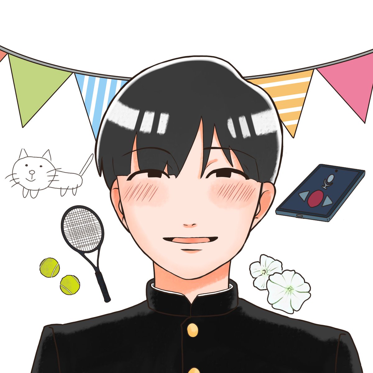 ham3jok's tweet photo. #山田ハジメ誕生祭2026

㊗️ハジメお誕生日おめでとう🎂🖤🩷
サプライズでお祝いしたらハジメくん喜んでくれた🎂🍽️
ケーキ食べてるところをパシャリ📸
産まれてきてくれてありがとう🥰
ぎな様素敵な子をありがとうございます💕
大大大大大好きだよ～😍🩷🩷🩷

#山田ハジメ
#ぎなさんに描いたよ https://t.co/83Q3VQBHid