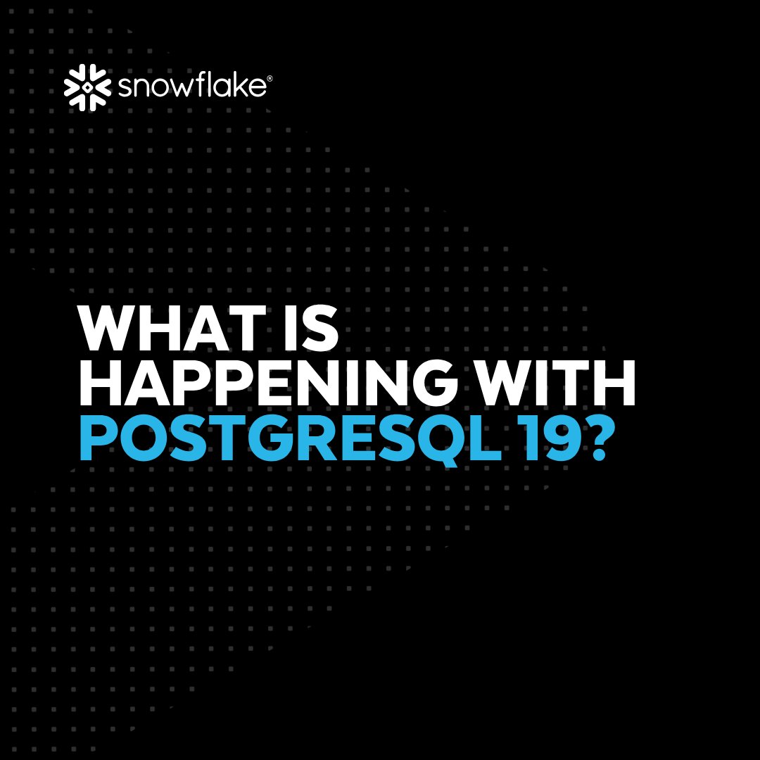 Snowflake's tweet photo. PostgreSQL 19 is delayed after 53 reverts since beta began.

One example: GROUP BY ALL was pulled after post-commit review found it could produce wrong results.

That isn’t beta failing. It’s beta doing its job. See what was reverted, what remains at risk, and what is still expected to ship: https://t.co/ryrjtK3GpH