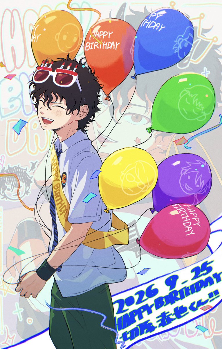 Lan__o's tweet photo. ハピバ!🎂🎈 https://t.co/jssdmszN3Z