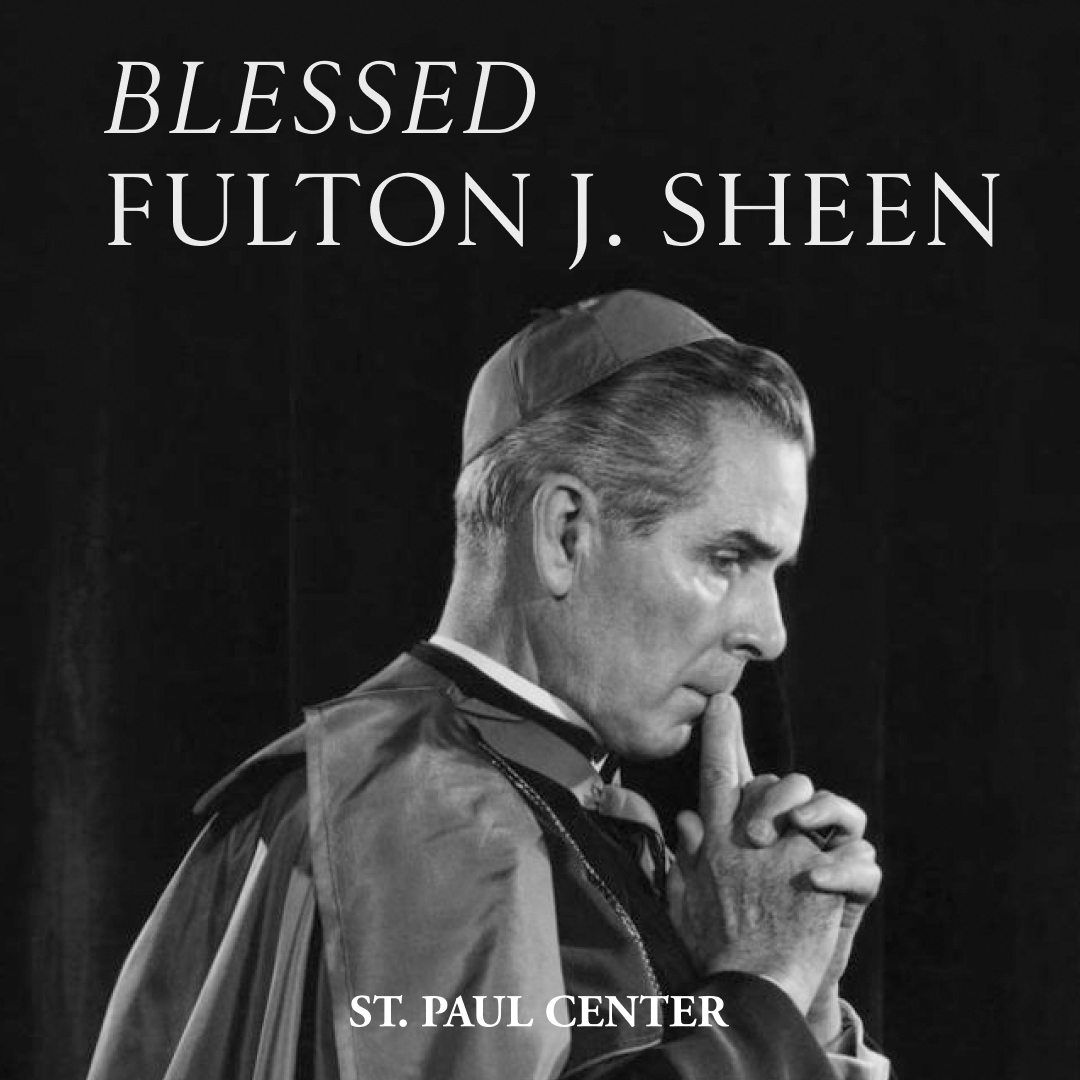 saintpaulcenter's tweet photo. Today we celebrate the Beatification of Archbishop Fulton Sheen.

Join millions of Catholics across the United States and around the world in prayer and celebration as we mark this historic day in St. Louis, Missouri.

#JesusChrist #Beatification #FultonSheen #StPaulCenter https://t.co/1vVxYhOAEo