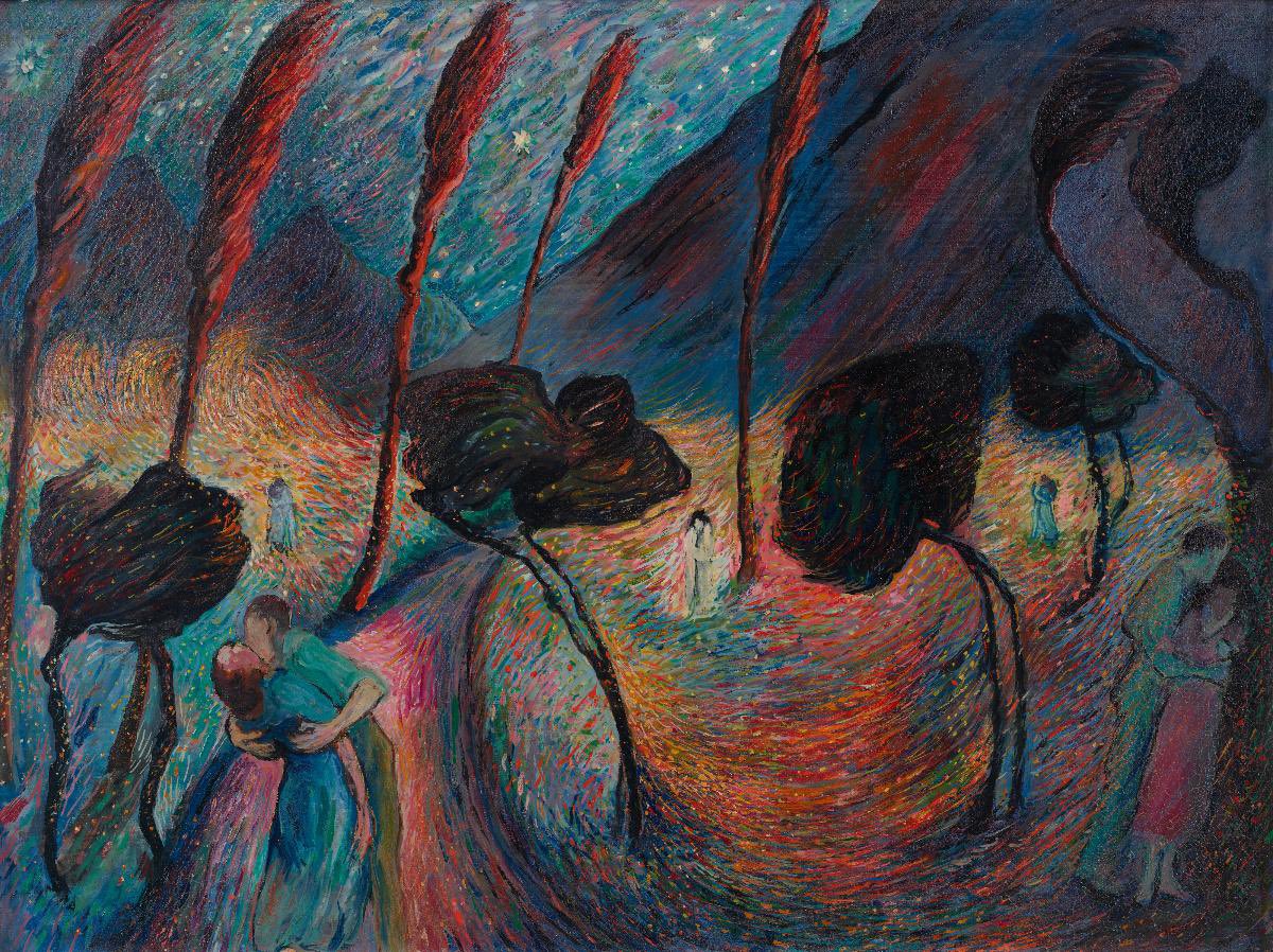 Badehsabaa's tweet photo. Whirl of Love (Tourbillon d'amour) _ Marianne von Werefkin, 1917. https://t.co/yePE1M3kAT