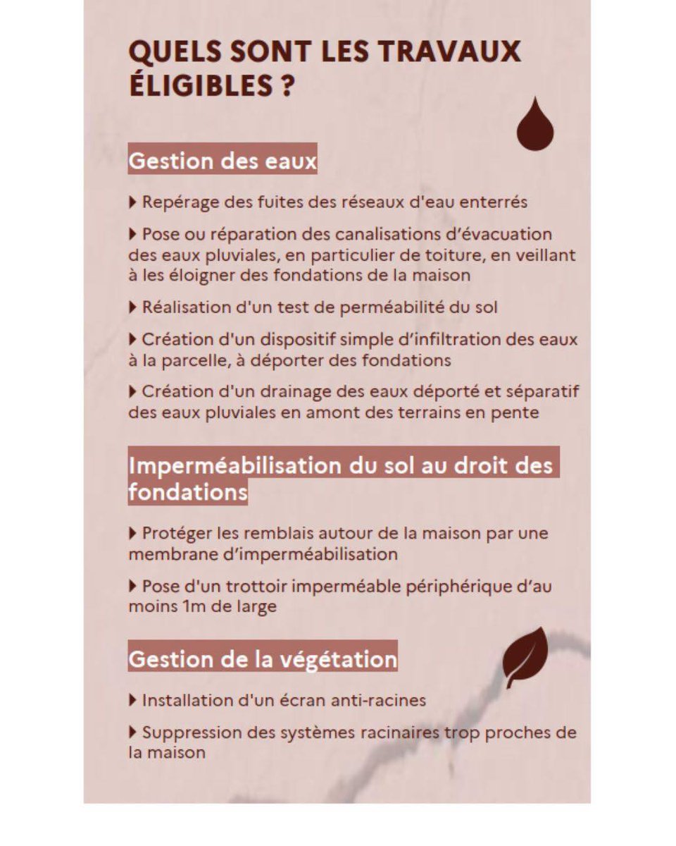helenthomp93192's tweet photo. The State is launching a pilot program in Alpes-de-Haute-Provence to prevent clay shrink-swell risks. Eligible homeowners can receive funding for vulnerability assessments and preventive work. Contact ALTE: 04 90 74 09 18. https://t.co/iXtzwjaaAH