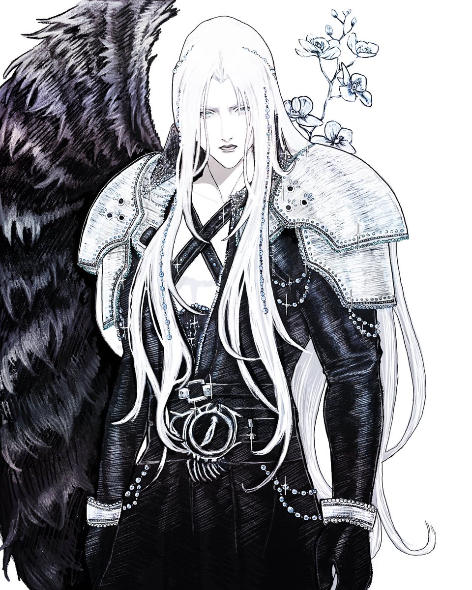 serinigalini's tweet photo. I’ll always draw Sephiroth a lil melancholic https://t.co/NlJb9MoTLp