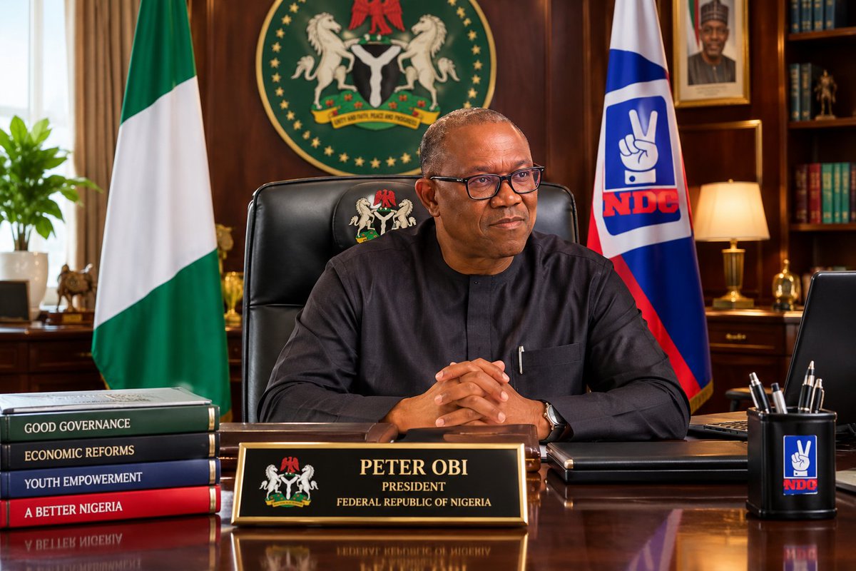 FaithAnyim90803's tweet photo. Peter Obi is coming ✌️ 
Get your PVC https://t.co/Ejk3pQuAO9