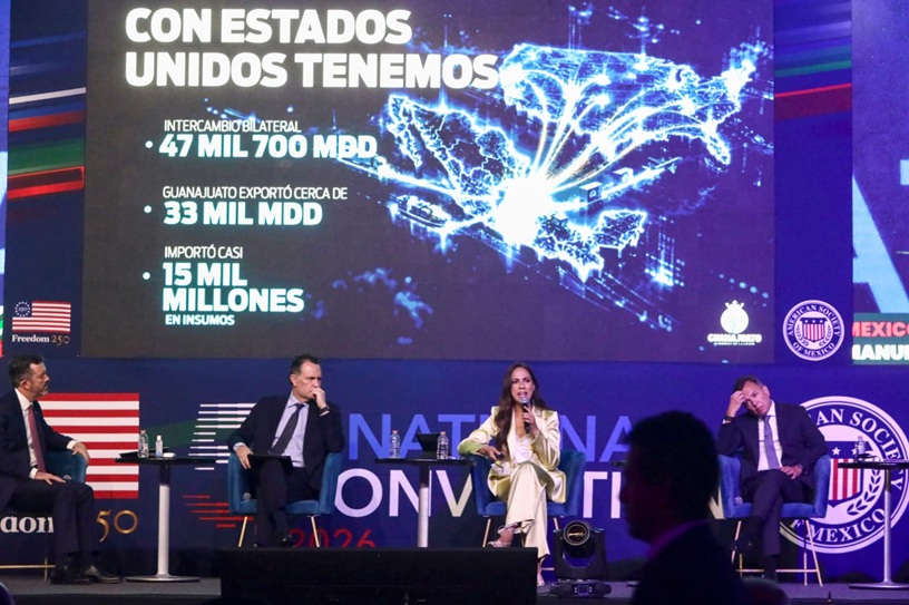NewsGto's tweet photo. Guanajuato competes globally
https://t.co/Jyz59DKptD
#Guanajuato #Competing #Binational #Convention #EXport #Production #USA #VisitGuanajuato #TraveltoGuanajuato #BuisinessinGuanajuato https://t.co/m8ApP9yN80