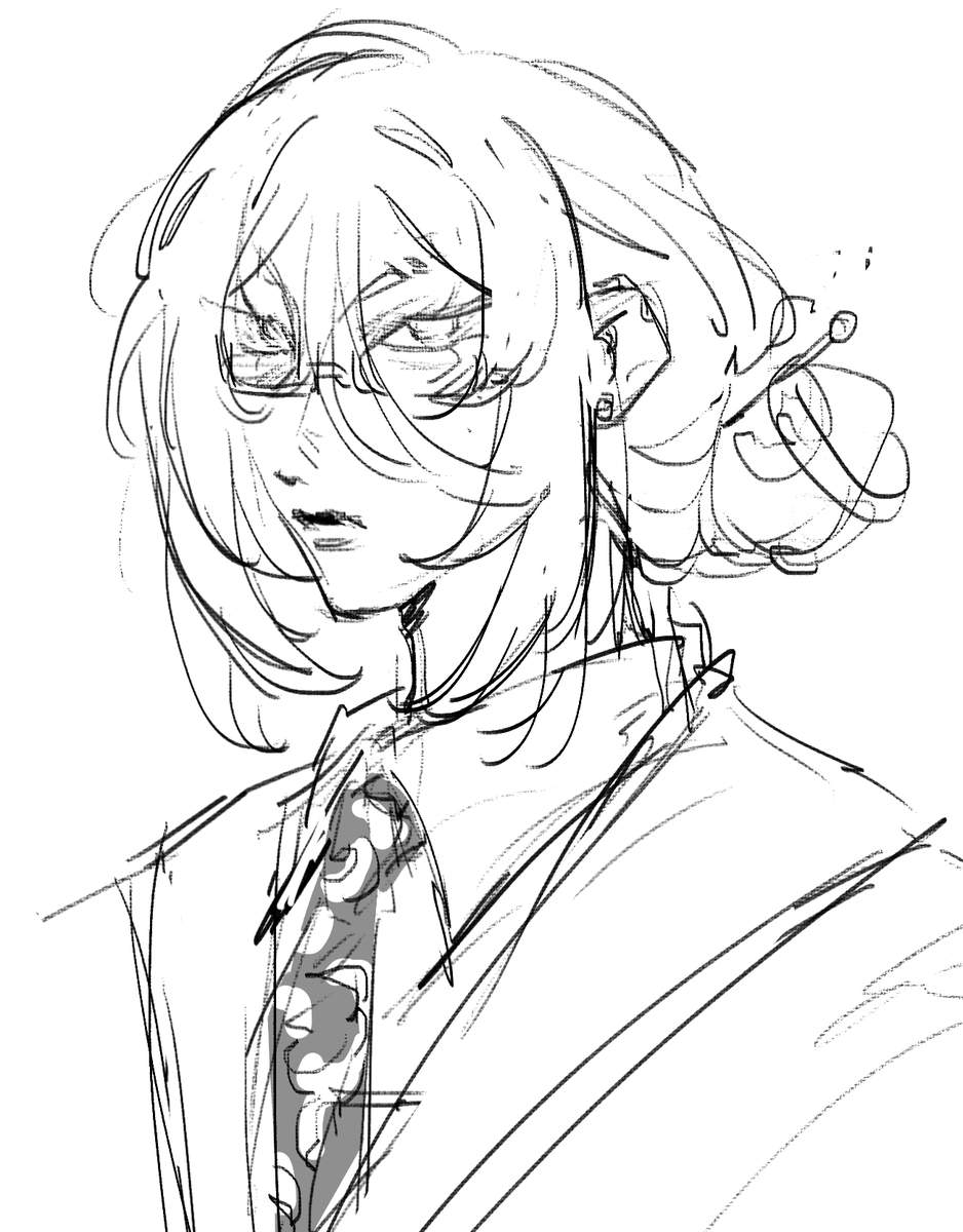 lr_novaa's tweet photo. #モノノ怪 #mononoke modern/office au https://t.co/1vVVwkT97V