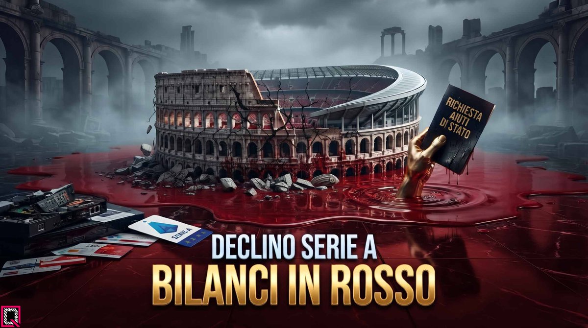 QuotidianoBN's tweet photo. 🖊️Crollo della Serie A: abbonamenti al collasso 

🖊️A cura di @JuveGigio 

🔗Link video YouTube nel 1° commento.

📉 Stadi che si svuotano, abbonamenti in caduta e un campionato che fatica a tenere il pubblico. Non sembra più una semplice crisi di risultati.

🙈 Mentre il prodotto perde appeal, il dibattito ai vertici si concentra su sgravi, sostegni pubblici e nuove fonti di ricavo. Ma è davvero questa la strada?

🌍 Vivai, tifosi storici, diritti TV, regole e confronto con le altre leghe europee: i nodi sono tanti e si intrecciano tutti insieme.

⚖️ C’è chi parla di malessere strutturale, chi di percezione di disparità, chi di un sistema che chiede aiuto senza prima guardarsi dentro.

👉 Il quadro è più scomodo di quanto appaia in superficie. Leggi l'articolo completo qui
https://t.co/1bdkapKCjy