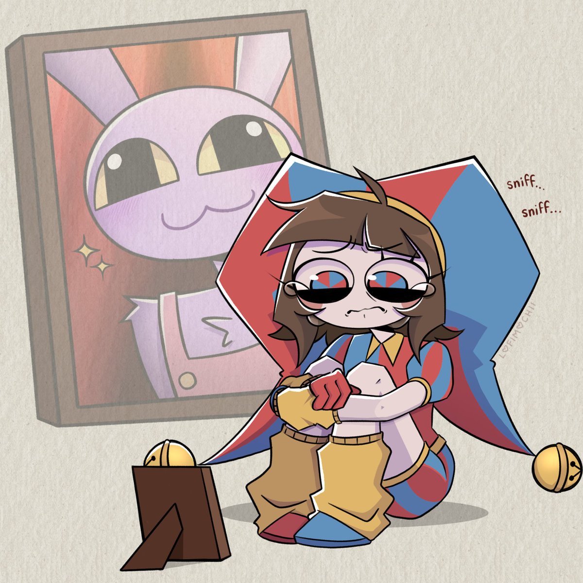 LofiMochii's tweet photo. Since everyone loved my Pomni drawing, here it is fully rendered! XD
#tadc #funnybunny https://t.co/xE9E5ykzQv