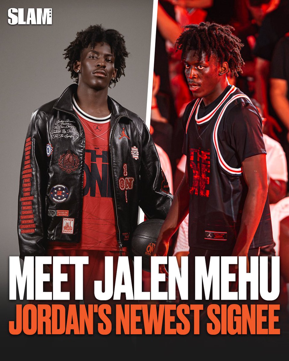 SLAMonline's tweet photo. Jalen Mehu repped the Mecca on the global stage, walking down defender after defender with unbreakable confidence. After being crowned The One and earning the stamp of approval from JT himself, the newest addition to the Jordan roster joins Tatum on the cover of SLAM 264. https://t.co/sbasWrajWH
