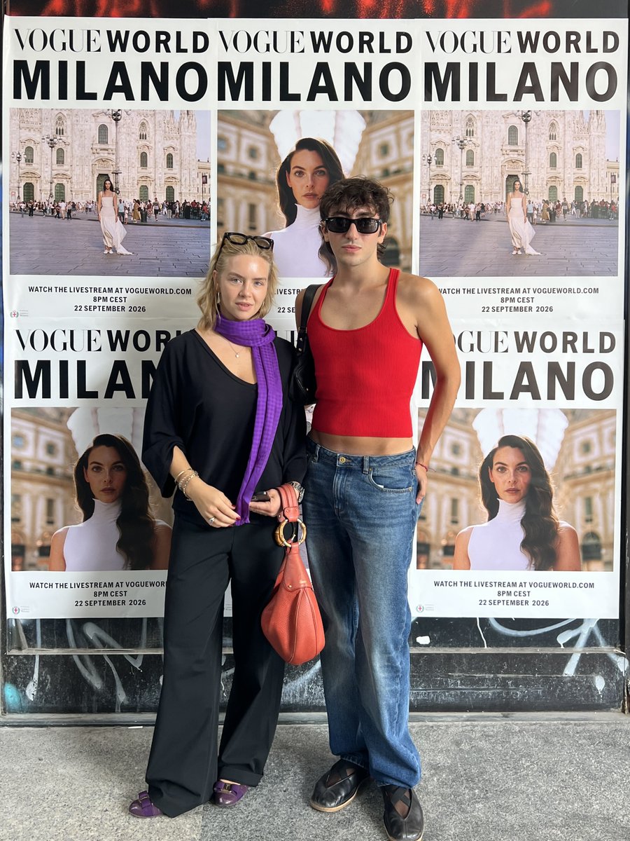 polimoda's tweet photo. Robots on the runway, La Scala dancers in the Galleria, and a fashion student's honest take. Fashion Business undergraduate Riccardo Rinaldi, who helped in the preparation of Vogue World Milano, reflects on the show: https://t.co/5skNBYkzLc
Images: Getty Images for Vogue https://t.co/8dP2oj9eDO