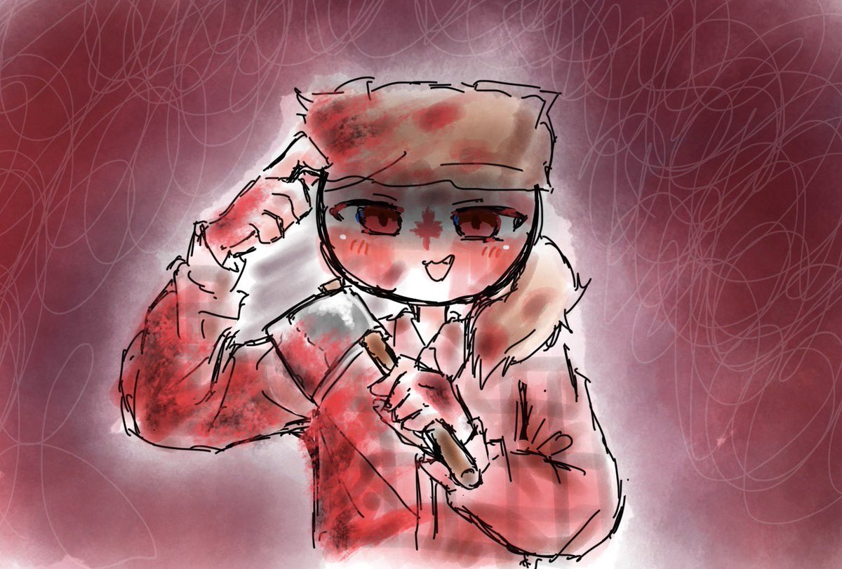 Noaru_1016's tweet photo. 実はケチャップ差分もありまして✨️✨️
私の絵柄ってもしかして🇨🇦と相性良かったりしますか？？？
皆さん！これはケチャップですからね？！
ケチャップです！誰がなんと言おうとケチャップですからね！！ https://t.co/SBTJdKIyFp