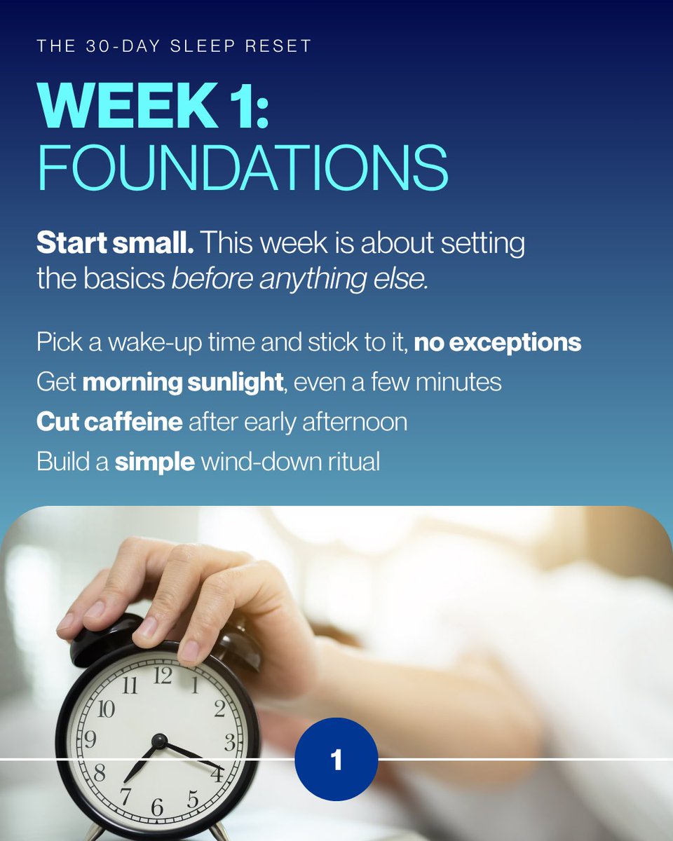 BetterSleepOrg's tweet photo. Somewhere around week two or three, you'll probably miss a night. Bedtime slips, the wind-down gets skipped, an old habit sneaks back in.

Research on habit change points to the same thing over and over: consistency matters more than perfection. #BetterSleepTips https://t.co/aE86HvxWd8