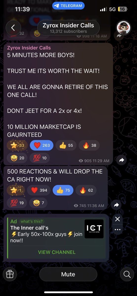 xMadebyCam's tweet photo. just wanted to enter on one of @Zyrox0x “insider calls” to show u how much of a scammer this guy is. 

dont ever listen to his shitty calls. https://t.co/UZxhVxOYII