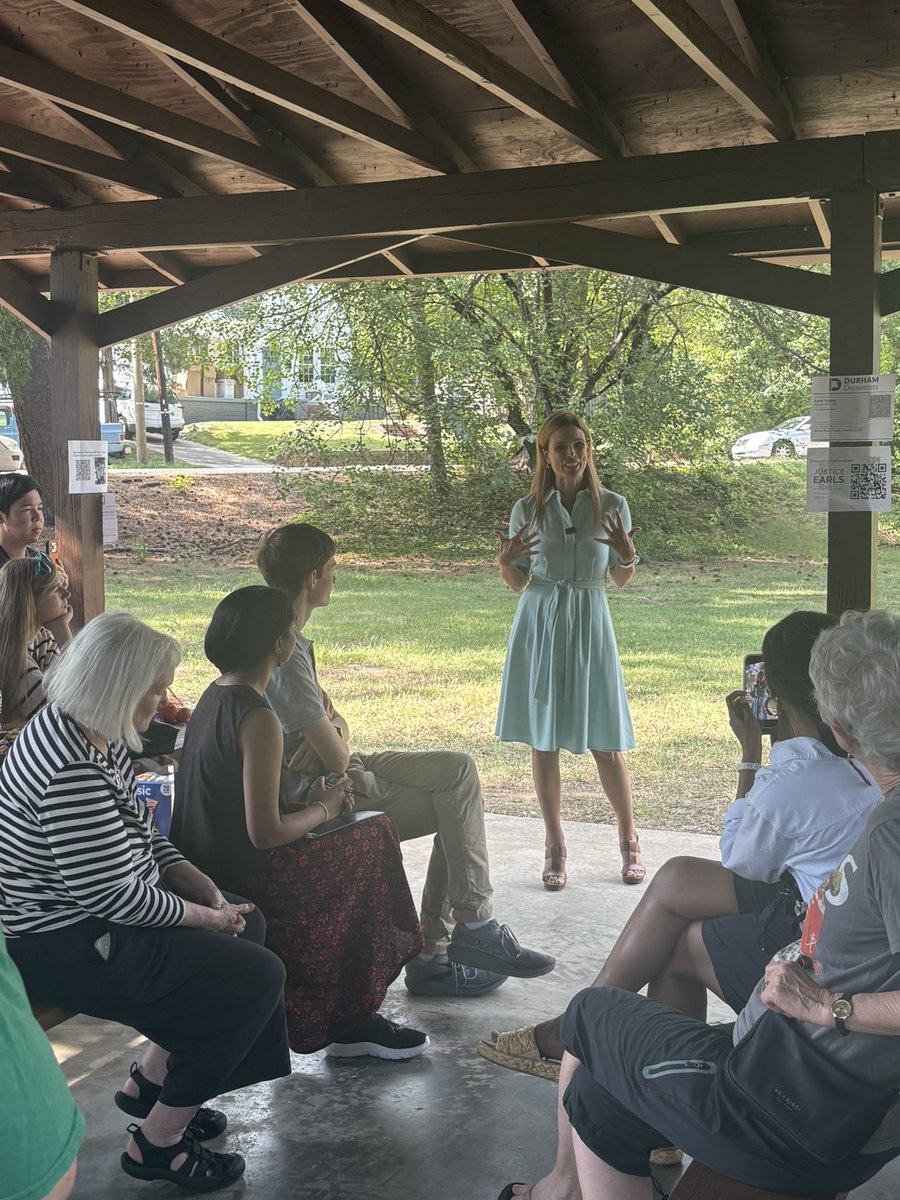 AllisonJRiggs's tweet photo. In 2024, over 180,000 voters cast ballots but did NOT vote in the state supreme court race.  I won by 734 out of over 5.5M votes cast.  On Sunday, I was in Harnett Co. at the Mt. Pisgah Free Will Baptist Church and in Durham County at the Oval Park Neighbors for Democracy meeting talking about our downballot judicial races.  Part of being a good public servant is educating voters about your branch of government!
