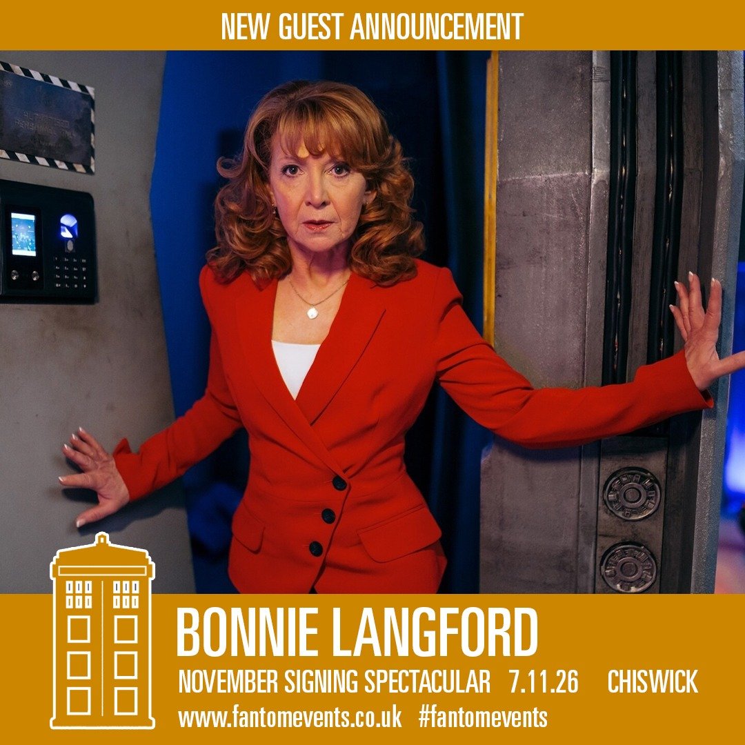 fantomfilms's tweet photo. BONNIE LANGFORD will be joining us for our November Signing Spectacular!

Bonnie is best known to Doctor Who fans as Melanie, companion to the Sixth, Seventh, Fourteenth and Fifteenth Doctors!

https://t.co/2Gl9XIHF2z

#DoctorWho #DrWho https://t.co/oXhHcNiaMG