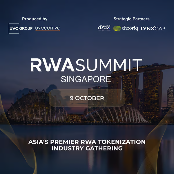 TheoriqAI's tweet photo. We're getting ready for @rwaweek Singapore, and are proud to be one of the strategic partners for @rwasummit 

RWA Summit is the capstone event, bringing industry experts, protocols, and institutions together. Be sure to catch @PeiChen01 while you're there!

Details below ⤵️ https://t.co/FGJLvZrP5G