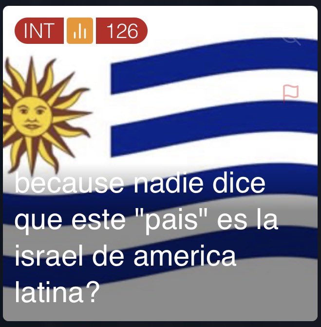 DevoxPosting's tweet photo. eso, un estado inventado para beneficio de otros

tienen rayas azules
tienen estrella de david en sus banderas
tienen vibras malignas y oscuras
vas ahi y te sentis raro, como que queres irte a la mierda cuanto antes
muchos no soportan estar ahi y se suicidan https://t.co/NZfa1Vvmuz