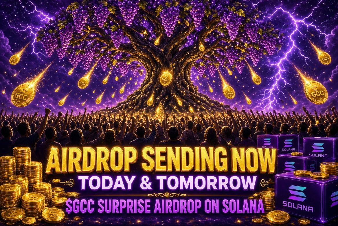 globla_comm's tweet photo. 🚨 REMINDER FOR THE $GCC FAMILY 🚨
The surprise airdrop starts going out TODAY and TOMORROW.
We are sending $GCC right now to everyone who completed ALL the steps:
• Followed @globla_comm • Liked + Reposted the original post • Commented 🍇 + a valid Solana wallet
Incomplete entries and bots get nothing.
If you did everything correctly, check your wallet in the next 48 hours.
Drop a 🍇 if you’re still here.
Real people. No bots. From zero to the top.
$GCC #Solana #GCCCommunity
CA: GCCX7HJ8b5E37hwVyvMh7kH3FB74eumwGGxWvwgyZY6M