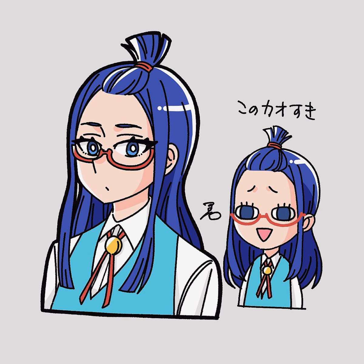 yhwkk's tweet photo. FA 青い先生🍞 https://t.co/m4hKmf5Faq