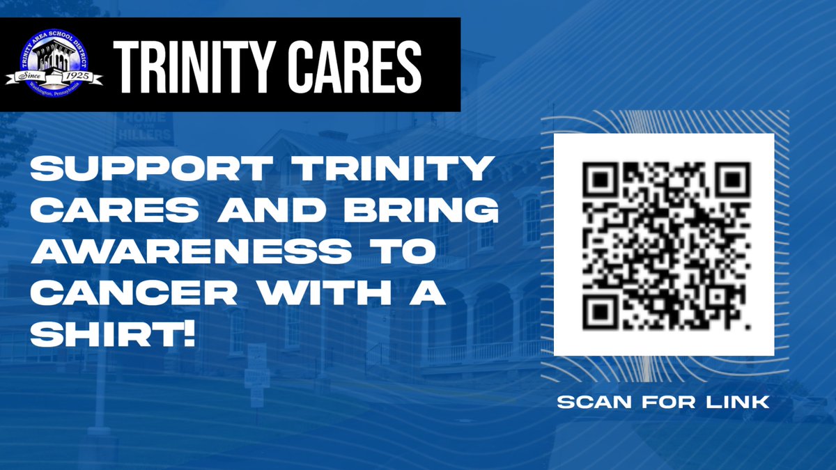 TrinityAreaSD's tweet photo. 🔵Support Trinity Cares and help give back to our community by purchasing a 2026 Cancer Awareness shirt! ⚪️

🎗️ Choose from 10 cancer-awareness colors
👕 T-Shirts — $15
👚 Long Sleeve — $20
🧥 Sweatshirts — $26
🧥 Hoodies — $30

🛍️: https://t.co/yBX0I15EBv https://t.co/dRLjBAIsSw