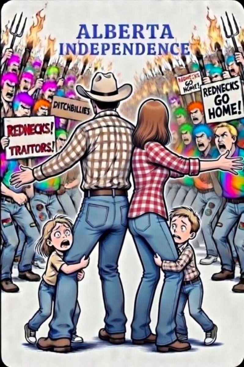 CSmartarsery's tweet photo. First they came for Western Canadians. Handcuffing our country financially & losing Trillions.  Harming all of Canada.

And you allowed it.

Then they came for your children.  With indoctrination in schools & society.

And you allowed it.

They they came for the unvaccinated.

And you allowed it.

Then they came for those of us carrying Canadian flags & standing up for Human Rights.

And you allowed it.

Then they came for the Albertans who want survival & hope.

And you allow it.

Now they come for all of you through government media propaganda, fear, censorship, controlled lives & increasing poverty & debt.

Trapping you on a huge reserve just like our First Nations brothers & sisters.  Where many can't afford to buy food let alone leaving the country.

And you allow it.

In the future when the courageous people have moved away, been silenced or have all died...

Who stands up then?

The people who never do?

Free Alberta with everything we got left in us.  For everyone we love.

#AlbertaIndependence 
#AlbertaStrong
