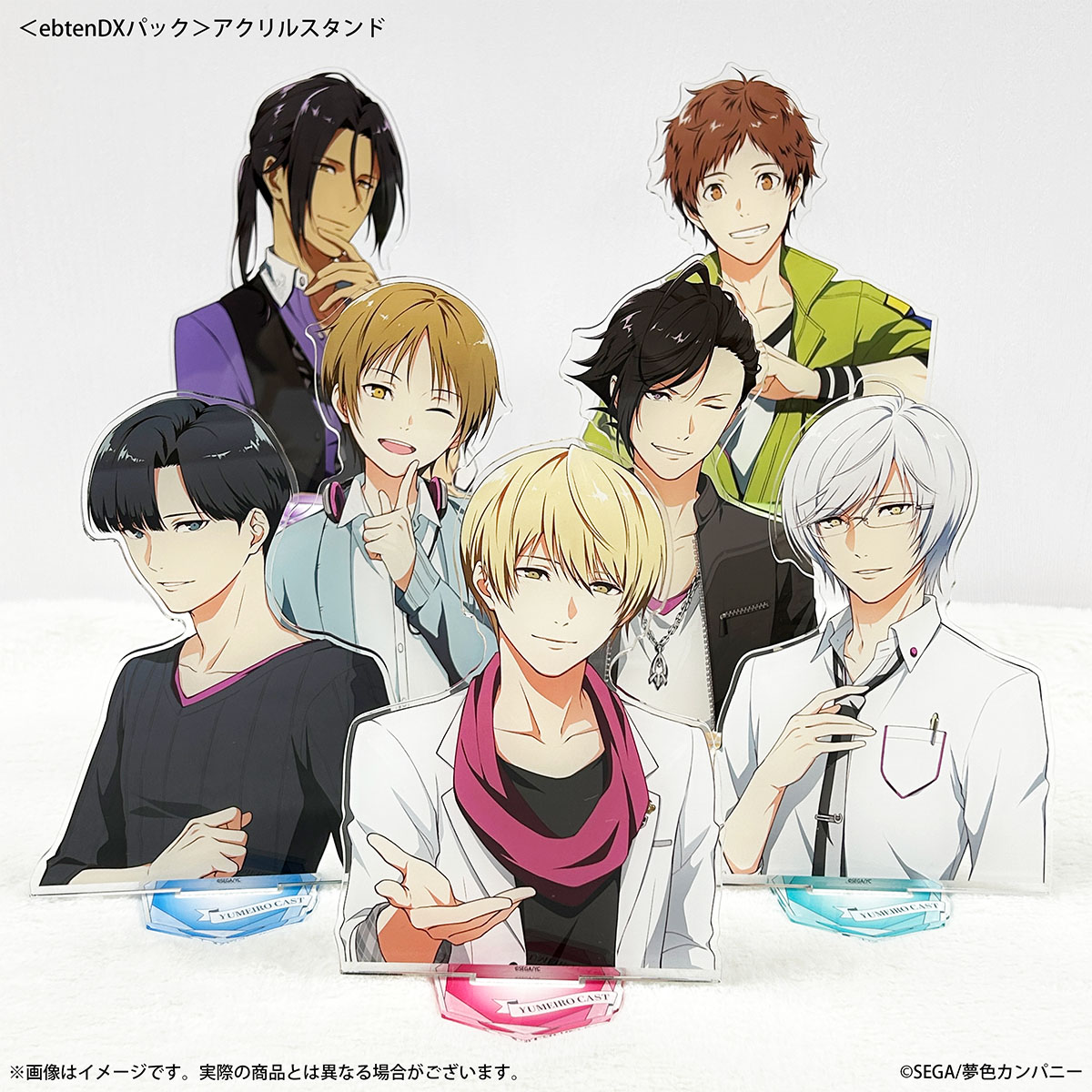 ymcs_eventgoods's tweet photo. ＼✨9月29日発売✨／
「夢色キャスト ドラマブック」

ebtenDXパック付属グッズの実物写真をご紹介✨

ebtenDXパックはキャスト別に選択可能です。
A4アクリルパネル（共通1種）付きのセットをお選びいただくことも可能です。

#夢キャス　#夢キャス10thAfterParty https://t.co/Iim2ZWytd0