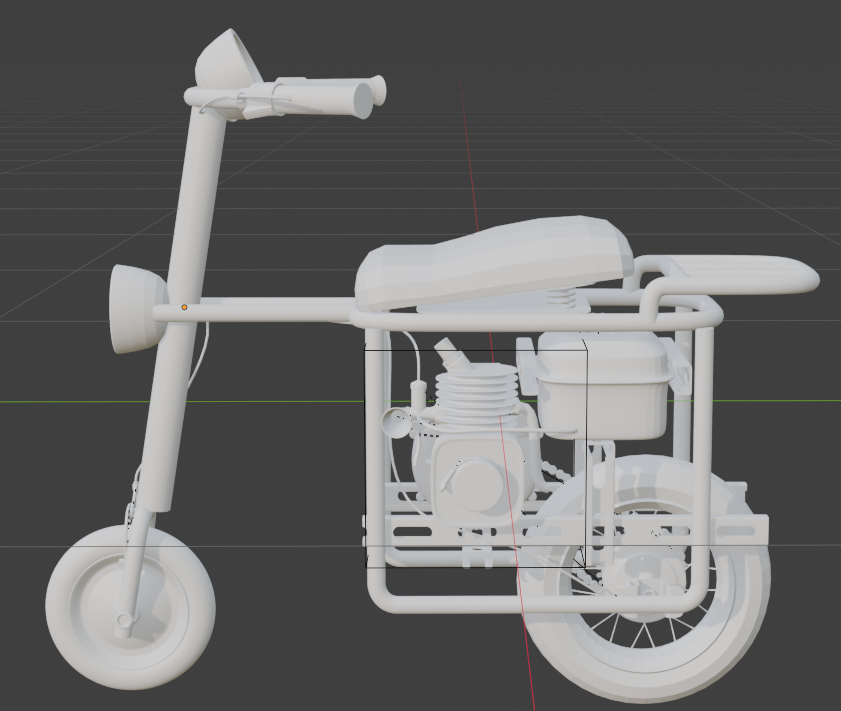 nibi_info's tweet photo. 自分の知らないものをモデリングするのは大変だなぁ
WIP　手作り風バイク🏍
#b3d #バイク https://t.co/xD66xNlu9G