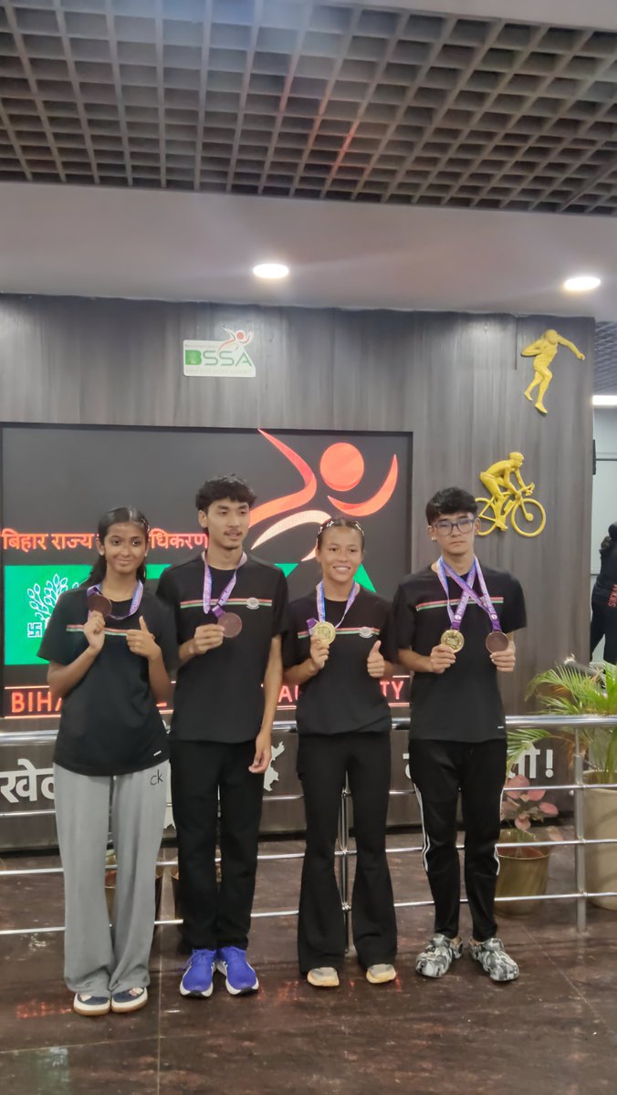 kiscesikkim's tweet photo. A proud moment for KISCE Sikkim at the 37th East Zone Junior Athletics Championships 2026, held at Bihar.

Out of 12 participating KISCE athletes, 4 athletes secured a total of 5 medals 🥇2 &amp; 🥉3.

Heartiest congratulations to all our athletes on their outstanding performances! https://t.co/JYoZgA5JCE