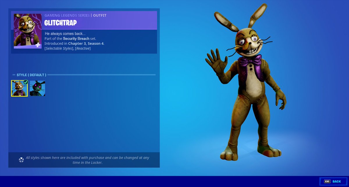 bigbro00816924's tweet photo. It's likely possible that vanny and glitch trap is coming to fortnite on fortnite nightmares. https://t.co/LnxBkGGZAF