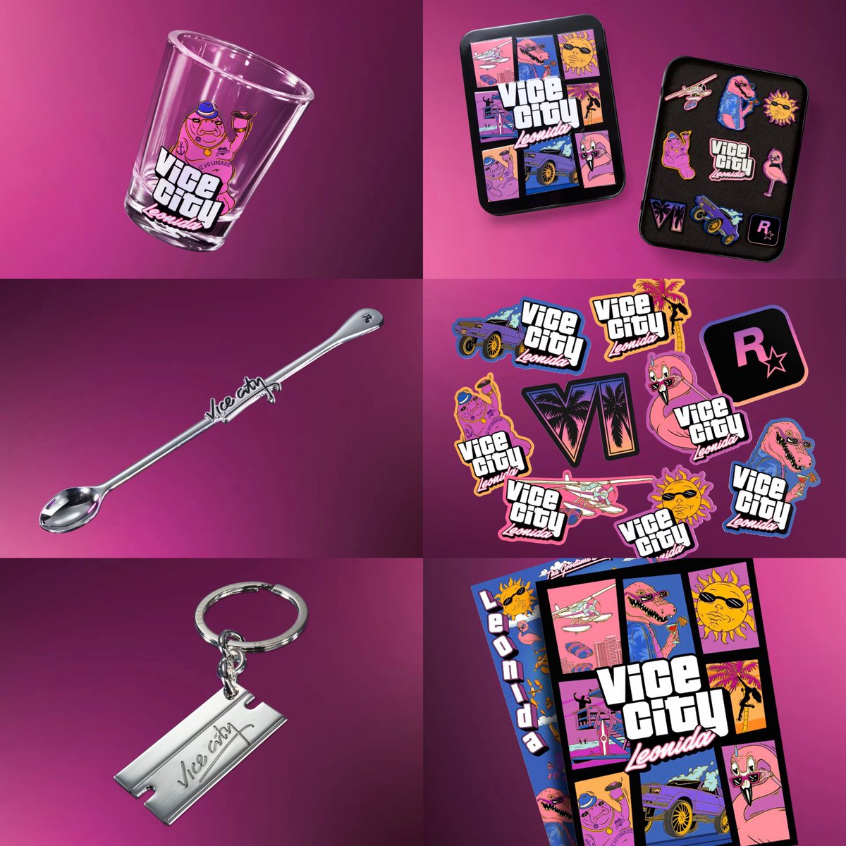 FearedBuck's tweet photo. Rockstar announces a limited-edition GTA 6 physical merch bundle, “The Goodtime State – Vice City Collection”

Available to preorder for $399. https://t.co/TOSpLh2FlM
