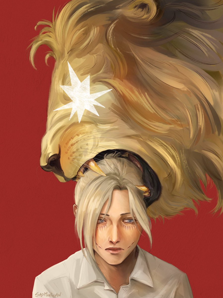 sadmortician's tweet photo. lion heart 

#annieleonhart #aot https://t.co/NF7v7XrGcb