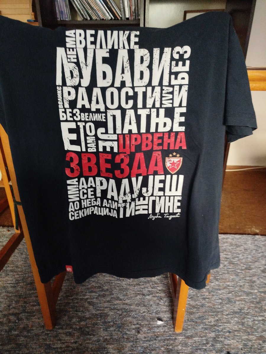 PredragL's tweet photo. Prava majica sa pravom porukom , za početak još jedne sezone #kkcz #Euroleaga https://t.co/Fhn8oWc6E1