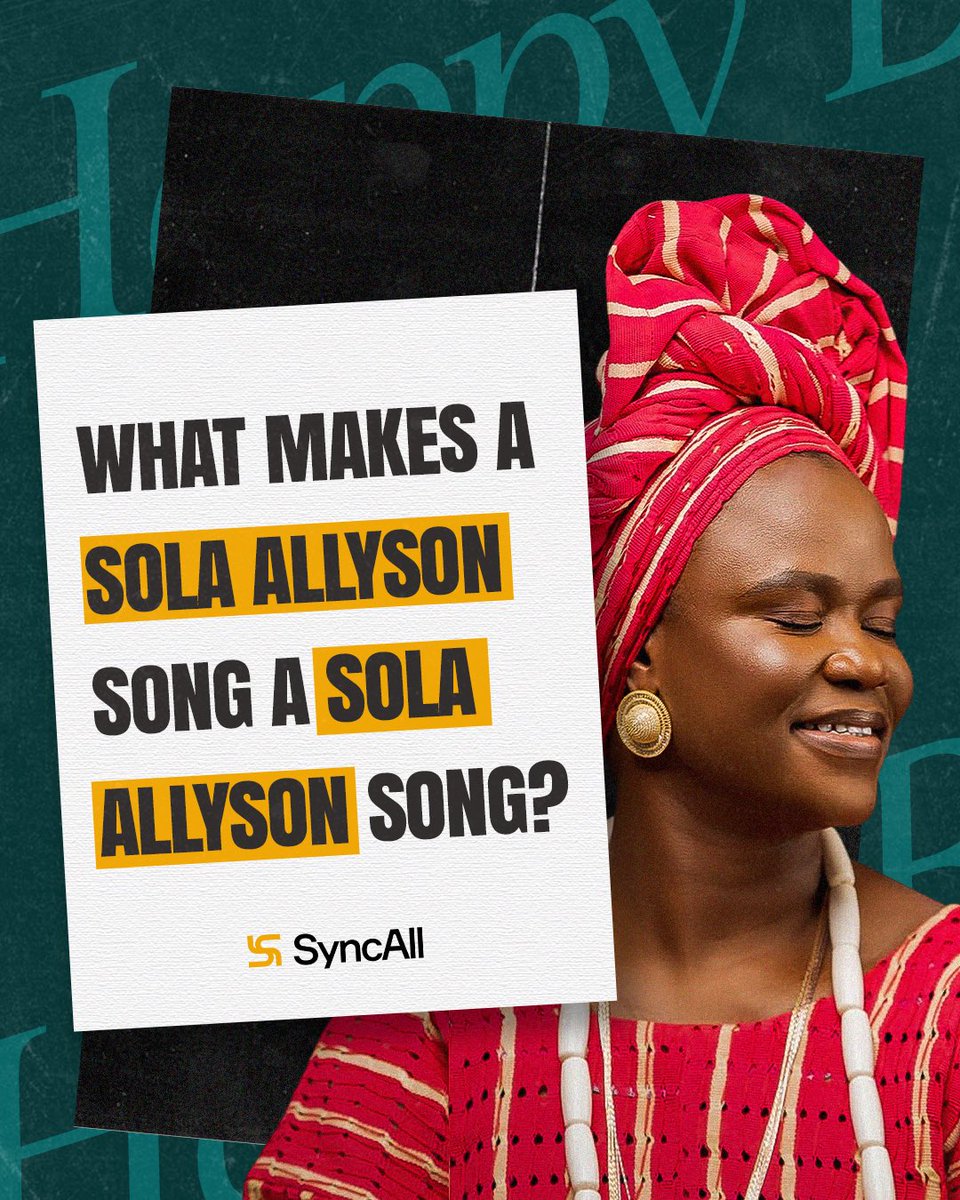 SyncAllMusic's tweet photo. Happy Birthday, @thesolaallyson ! 🎂💚💛

For years, #SolaAllyson has created music that carries stories, emotion and meaning. https://t.co/lAm2ZqaADQ