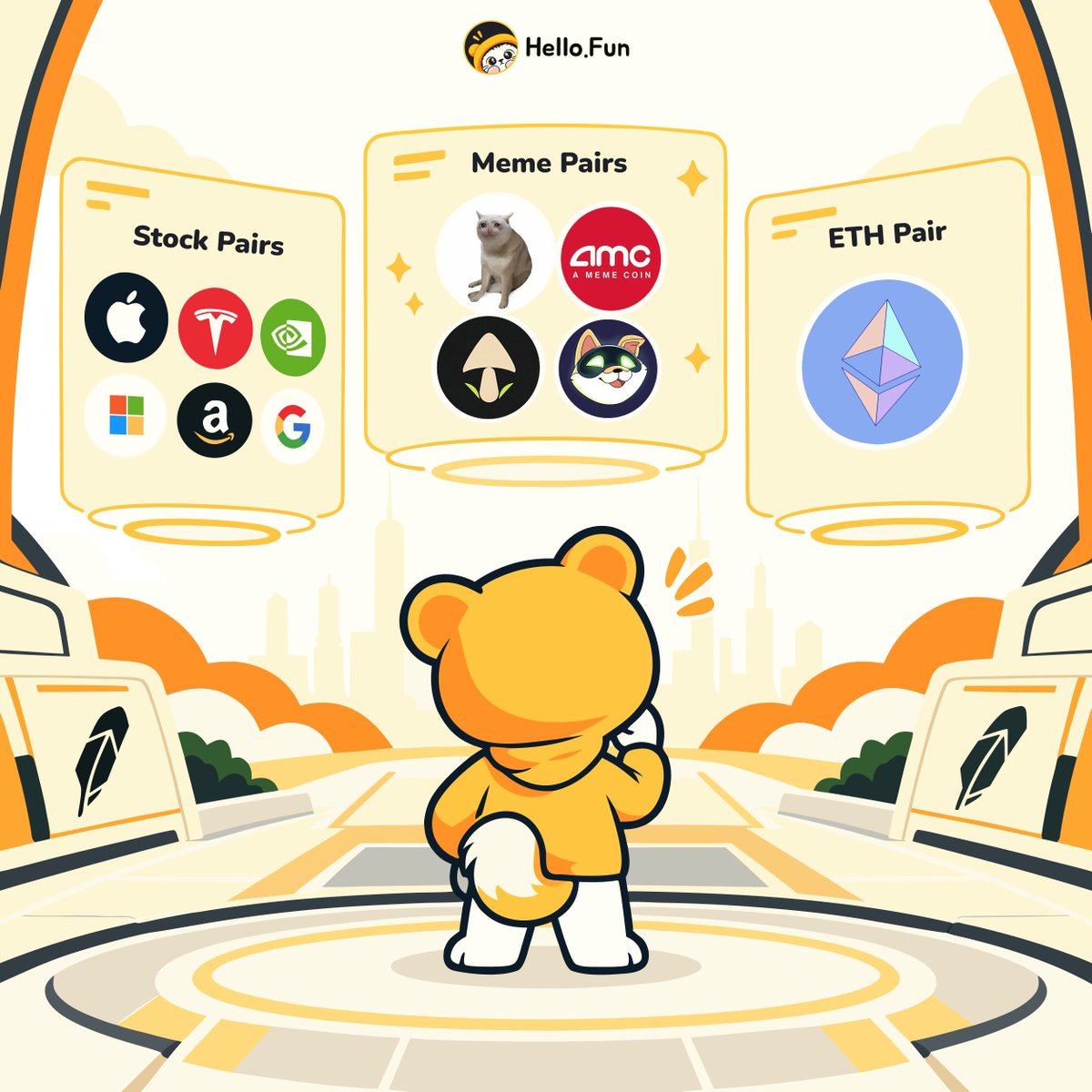 hellodotfunrh's tweet photo. We’ve been building $HELLO around one simple idea:

the launch pair shouldn’t be an afterthought.

On @RobinhoodApp, creators will be able to choose how their token enters the market and which ecosystem they connect to from day one.

The infrastructure is coming together.

$HELLO is getting close.