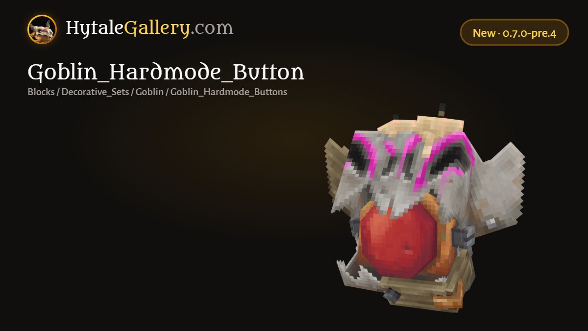 HytaleGallery's tweet photo. The button that @Simon_Hypixel  will never press

#Hytale 
https://t.co/04CQumF4eH https://t.co/ll9HbEgcff