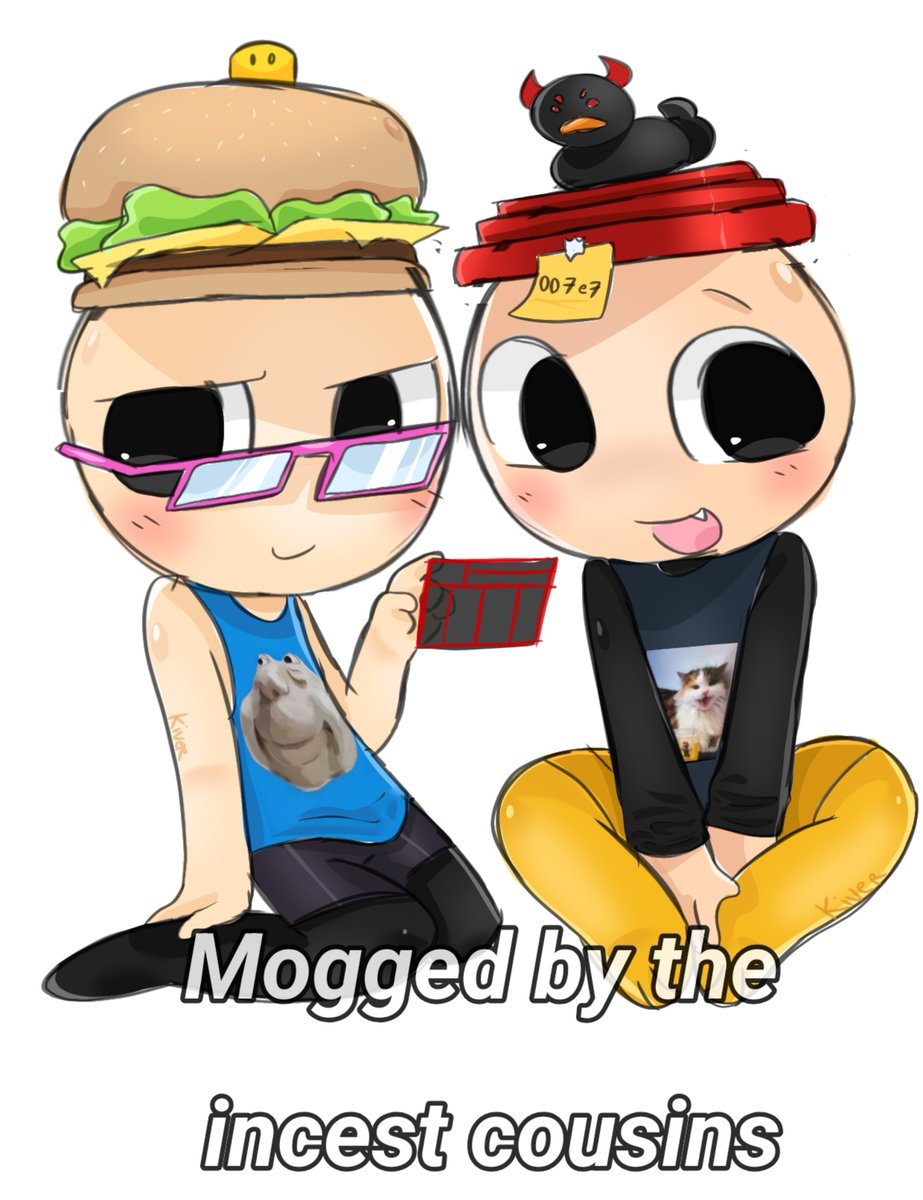 RealKiver's tweet photo. #007n7 #007e7 #Prosaken Get mogged by the Incest cousins 🍔🐤 https://t.co/f5L0kw2oGt