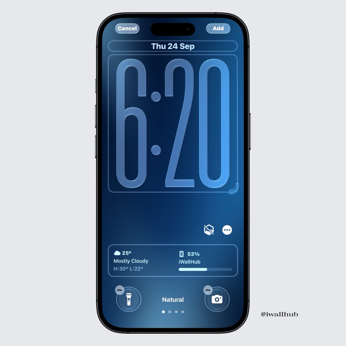 iwallhub's tweet photo. Deep blue hour.β¨Clean lock screen, oversized time, matching widgets.β¨Simple, dark, and sharp.
#LockScreenSetup #iPhoneWallpaper #MinimalAesthetic #iWallHub https://t.co/923sCKF7IE