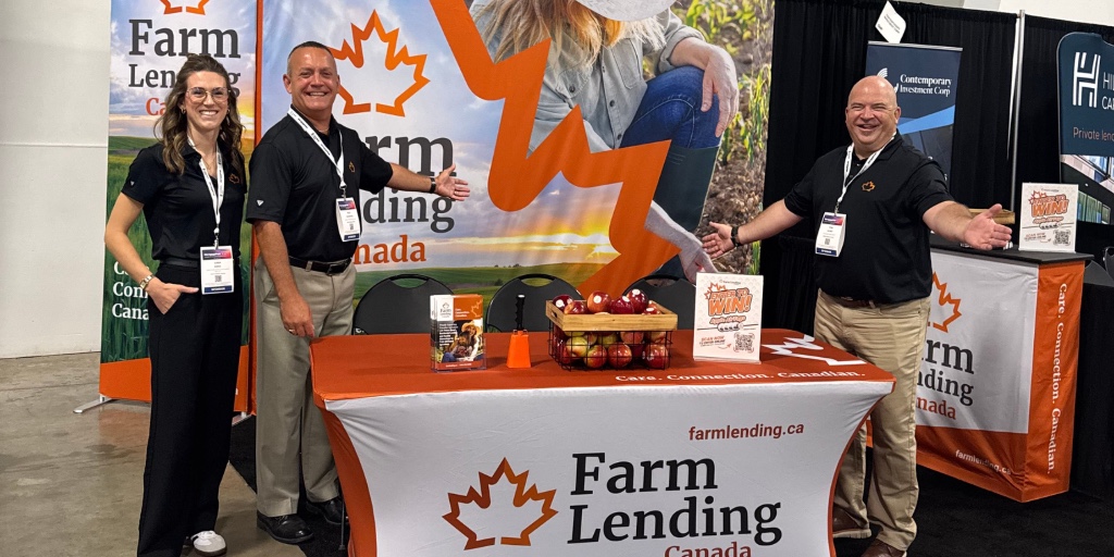 FarmLendingCAN's tweet photo. Day 2 at #MortgageFest2026! ๐พ๐
Looking to grow your business? Stop by Booth 101 and connect with Cara, Troy & Tom to learn how adding agricultural financing to your toolkit can open new opportunities.
Got a deal on your desk? Put it on ours.
#FarmLendingCanada #AgFinance https://t.co/sYOtRrd6oC