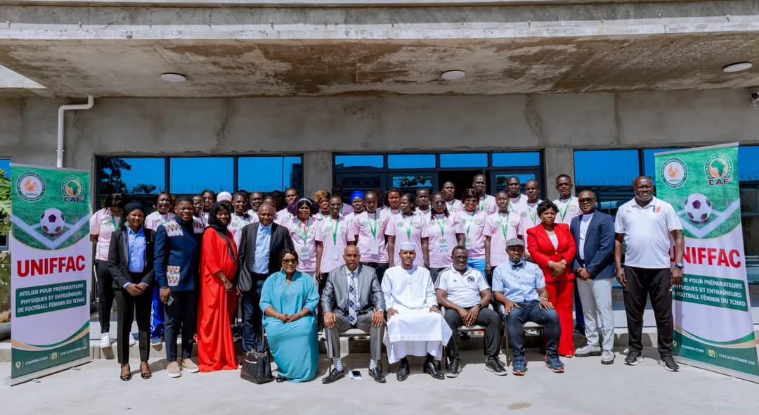 federation235's tweet photo. UNIFFAC : Ouverture de l'atelier pour les préparateurs physiques et d'entraîneurs de football féminin au Tchad

Le Directeur Exécutif de l'Union des Fédérations de Football d'Afrique Central(UNIFFAC), Hassan Bala Korei, a présidé ce 24 septembre 2026, la cérémonie d'ouverture https://t.co/5ORk4PjpbM
