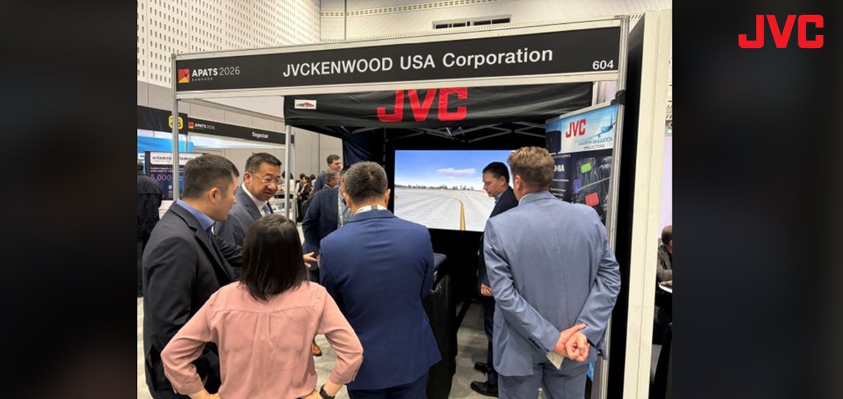 JVC_USA's tweet photo. .@JVC_USA recently attended APATS Bangkok, showcasing a live demo of its latest Native 4K Simulator Projector. https://t.co/aUb3rR1BLL

#JVC #JVCProjectors #Native4K #DILA @halldalegroup https://t.co/GGOMJFx9dC